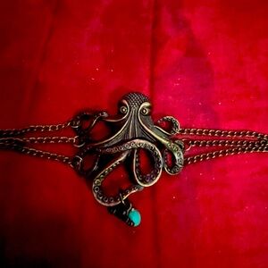Octopus steampunk bracelet
